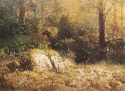 unknow artist Forest landscape with a deer oil painting picture wholesale